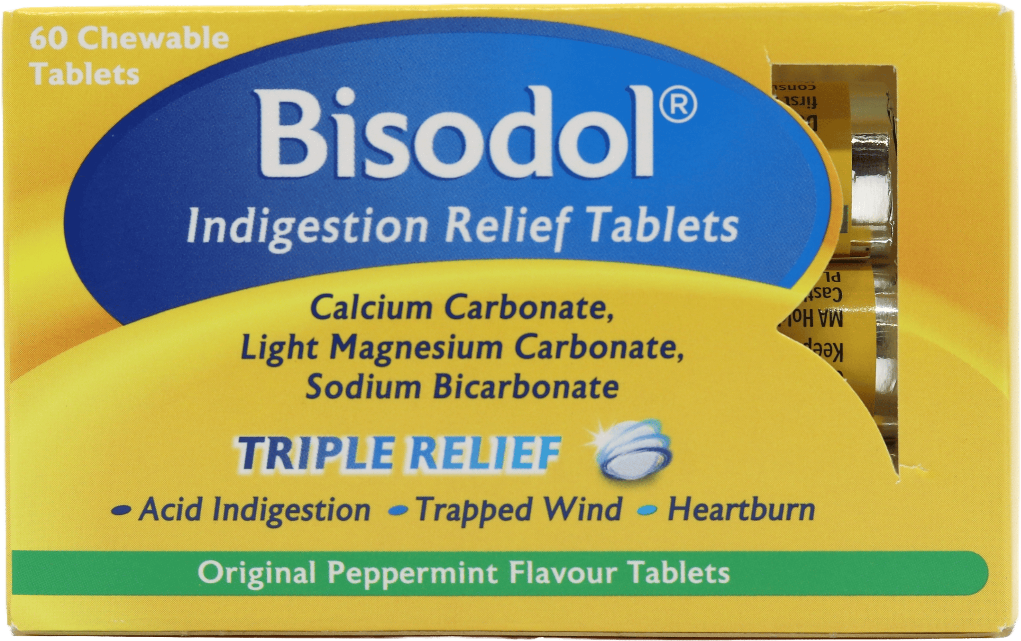 Bisodol Indigestion Relief 60 Tablets