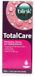 Blink Total Care Disinfecting, Storing & Wetting Solution 120ml