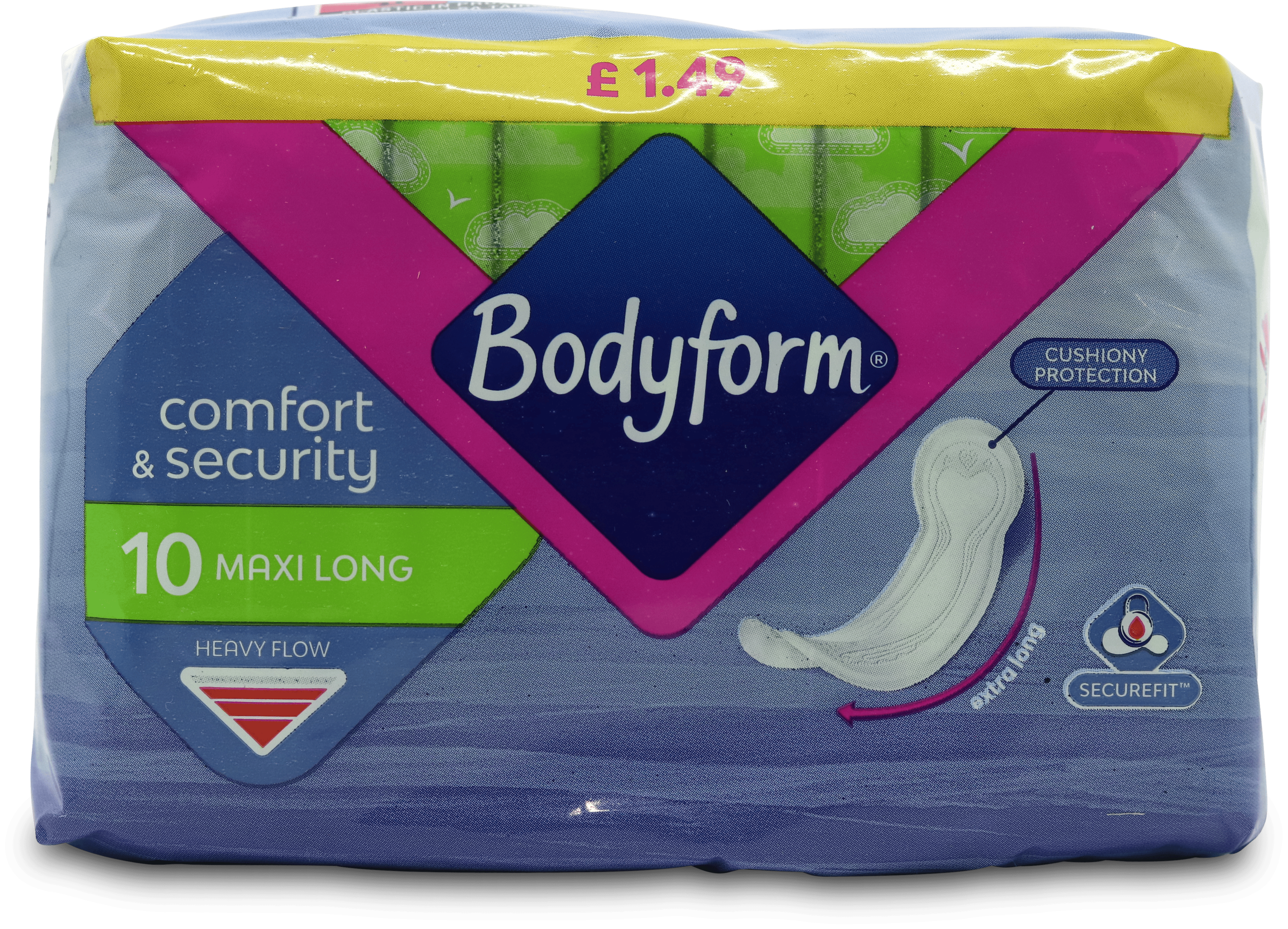 Bodyform Maxi Long 10 Pack