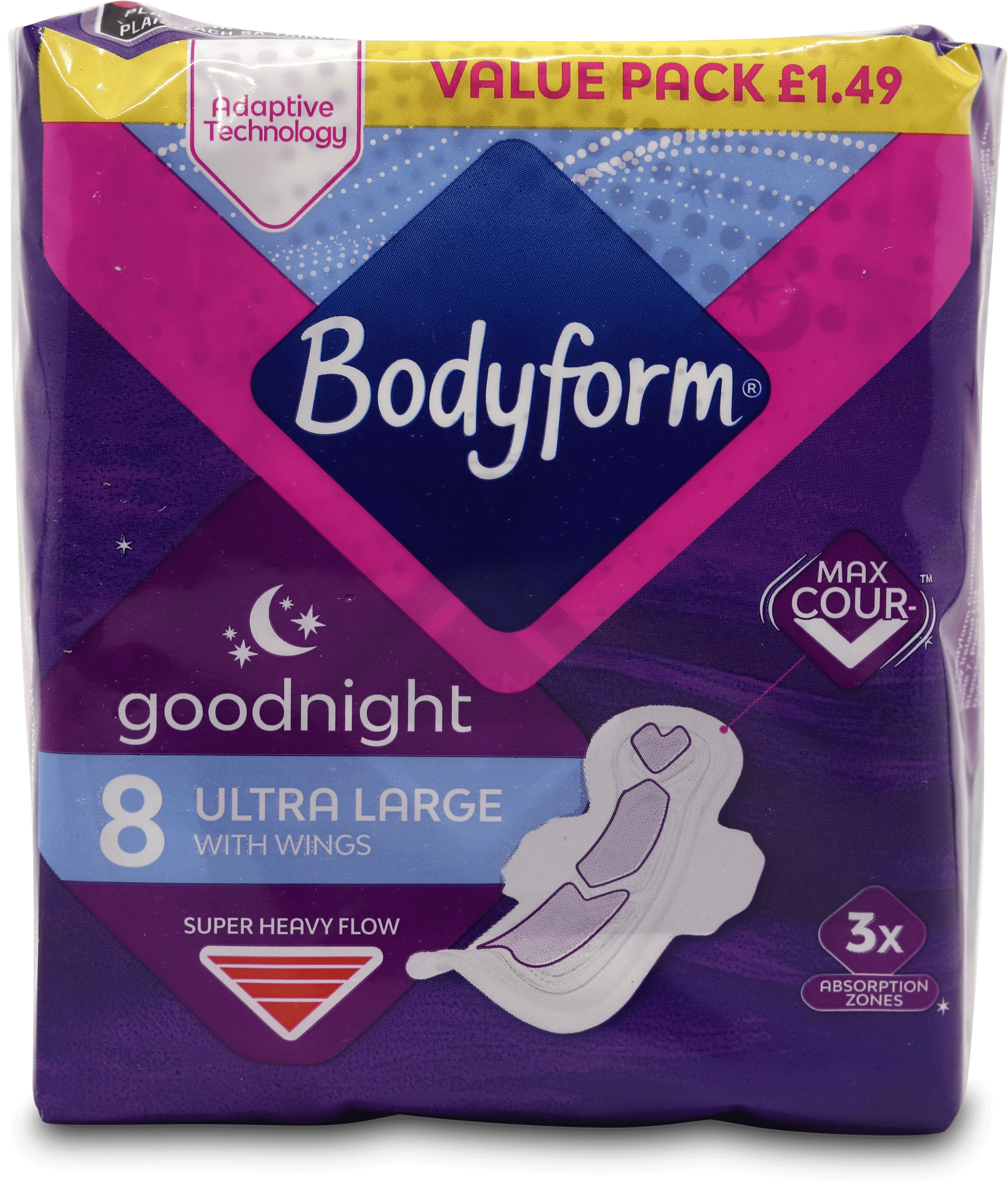 Bodyform Ultra Goodnight 8 Pack