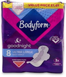 Bodyform Ultra Goodnight 8 Pack