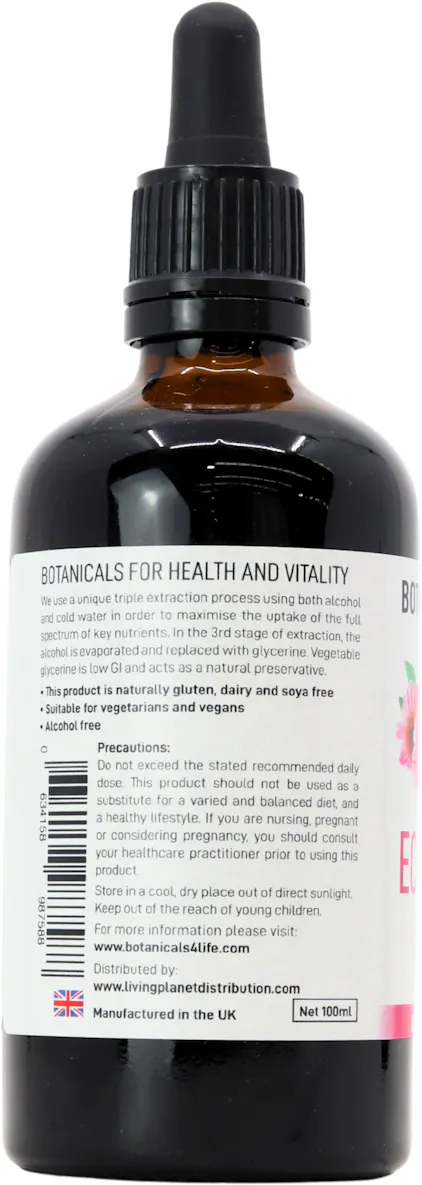 Botanicals For Life Echinacea & Elderberry Extract 100ml - 3