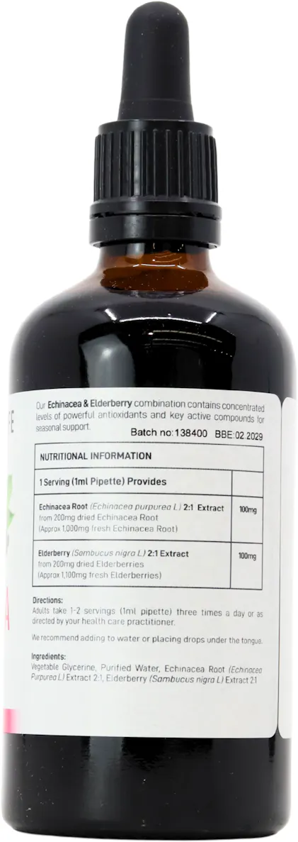 Botanicals For Life Echinacea & Elderberry Extract 100ml - 2