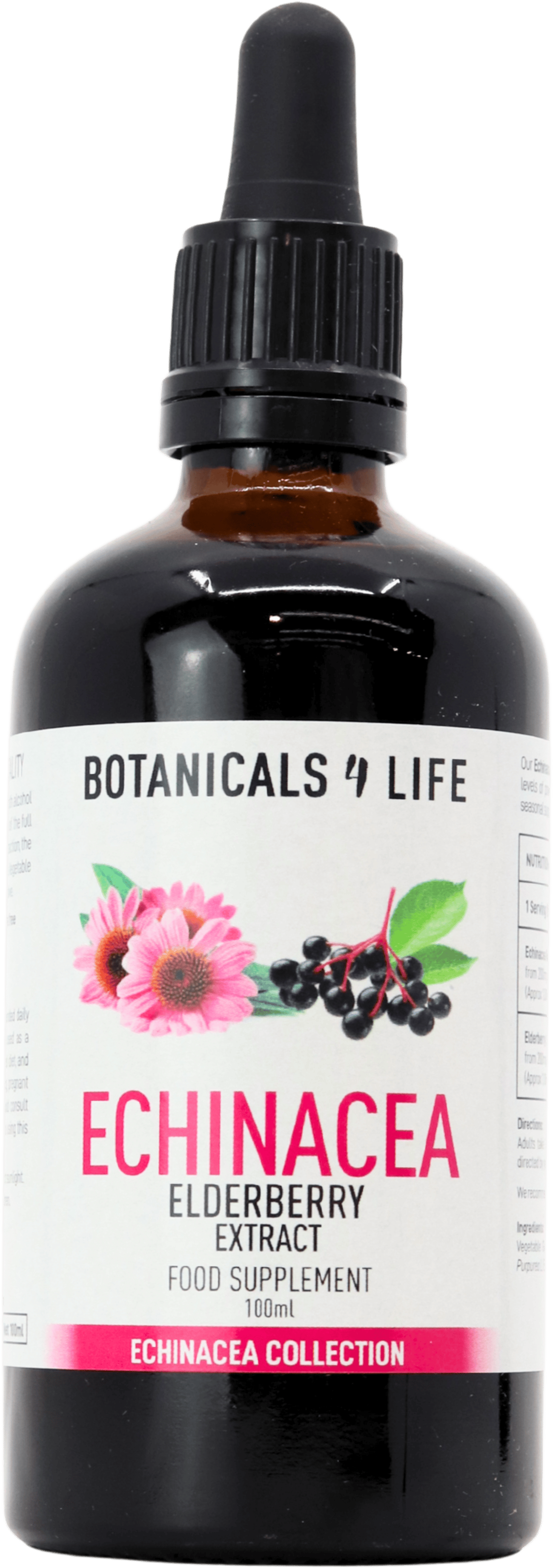 Botanicals For Life Echinacea & Elderberry Extract 100ml
