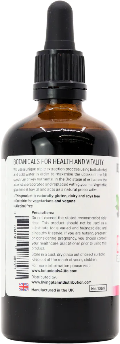 Botanicals For Life Echinacea, Elderberry & Olive Leaf Extract 100ml - 3