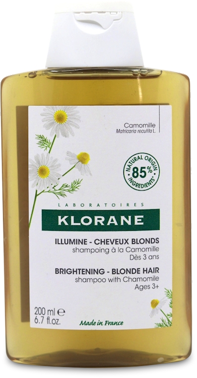 Photos - Hair Product Klorane Brightening Shampoo with Camomile for Blonde Hair 200ml 