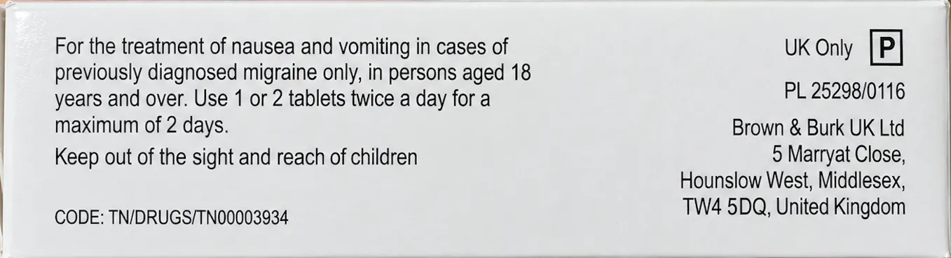 Brown & Burk Prochlorperazine Buccal 3mg 8 tablets - 3