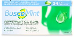 BuscoMint Peppermint Oil 0.2ml 24 Soft Capsules
