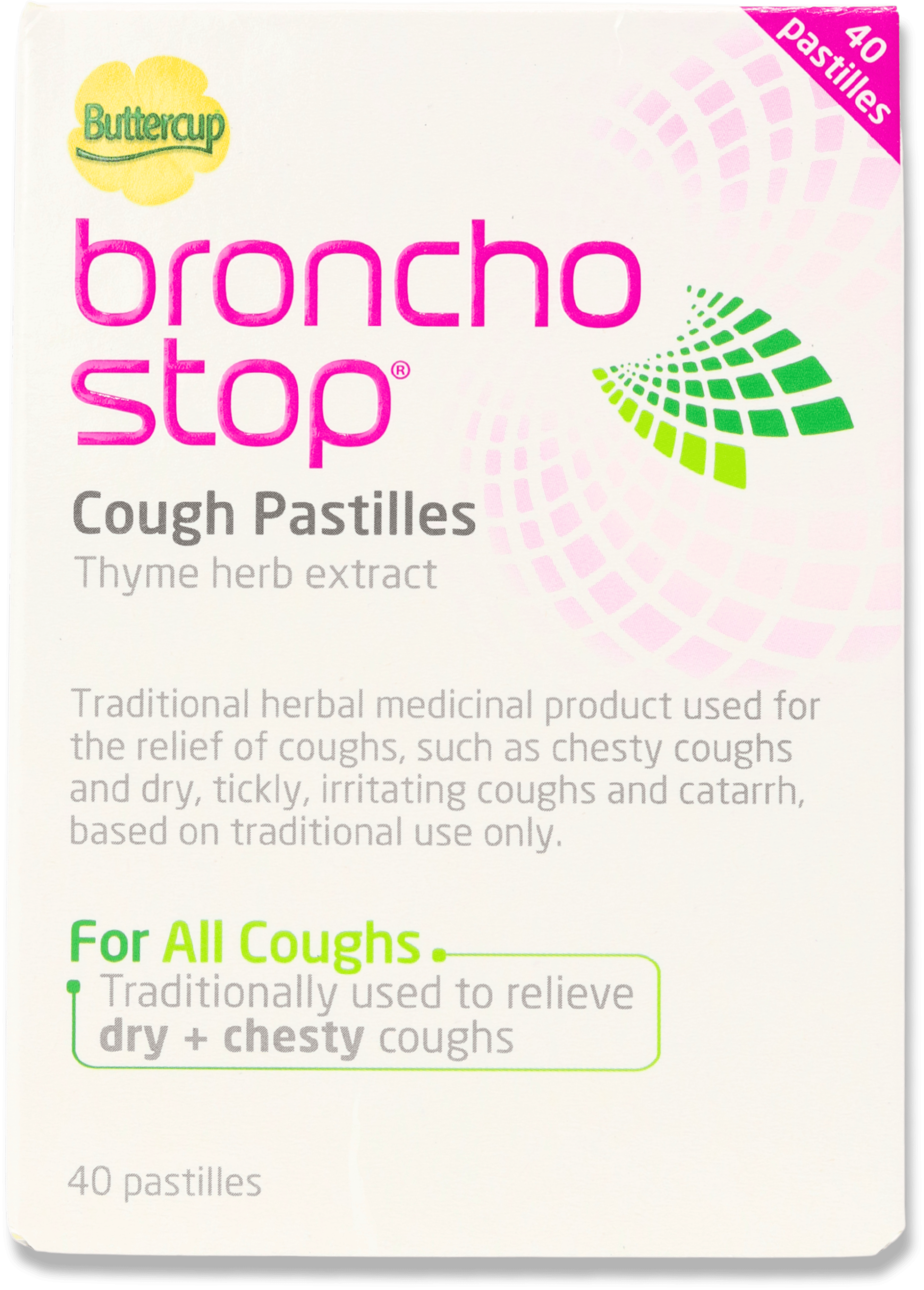 Buttercup Bronchostop 40 Cough Pastilles
