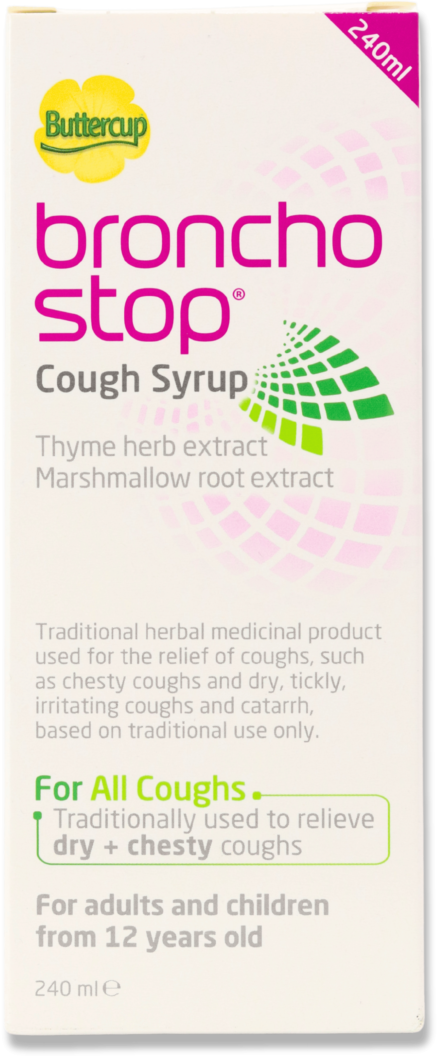 Buttercup Bronchostop Cough Syrup 240ml