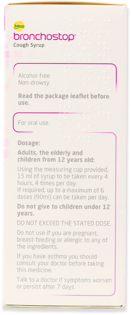 Buttercup Bronchostop Cough Syrup 240ml - 2