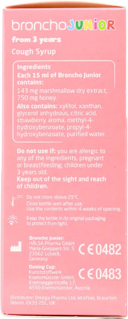 Buttercup Bronchostop Junior Cough Syrup 200ml - 2