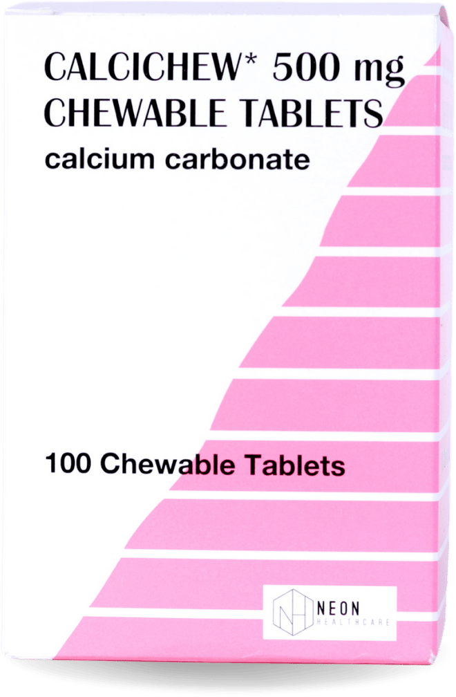 Calcichew 500mg 100 Chewable Tablets