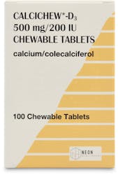 Calcichew D3 100 Chewable Tablets