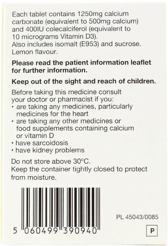 Calcichew D3 Forte 100 Chewable Tablets - 3