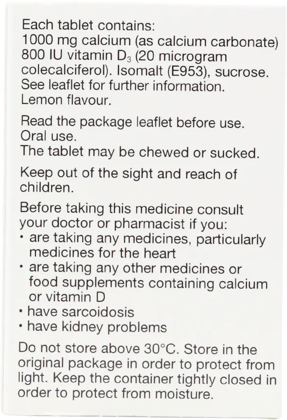 Calcichew-D3 Once Daily Chewable Tablets 30 Pack - 2