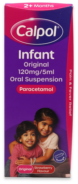 Calpol Infant Original 120mg/5ml Strawberry Oral Suspension 200ml