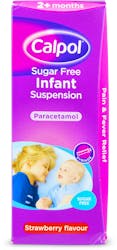 Calpol Infant Strawberry Sugar Free Suspension 200ml