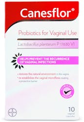 Canesten Canesflor Probiotics 10 Vaginal Capsules