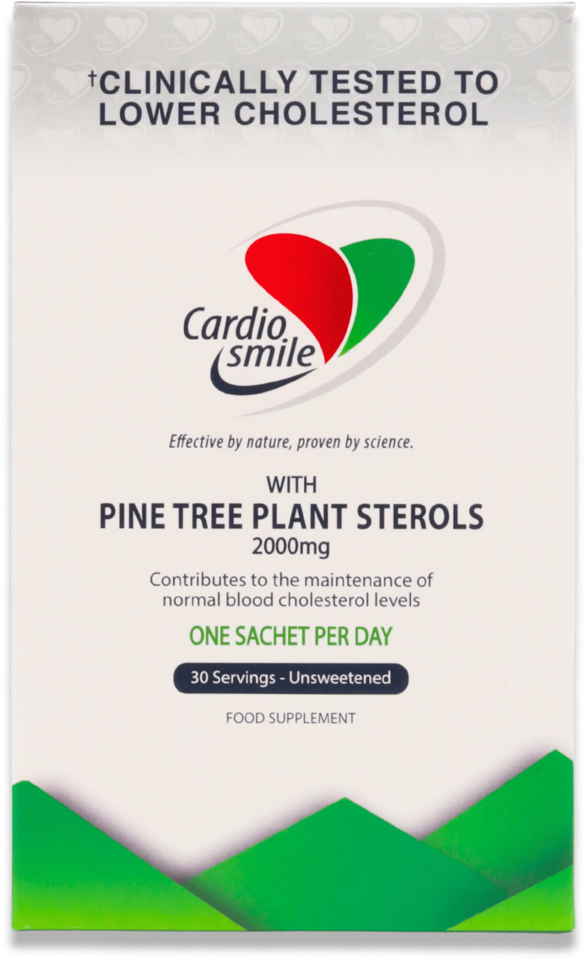 CardioSmile Pine Tree Planet Sterols 2000mg 30 Sachets