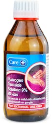 Care+ Hydrogen Peroxide Solution 9% 30 Vols 200ml