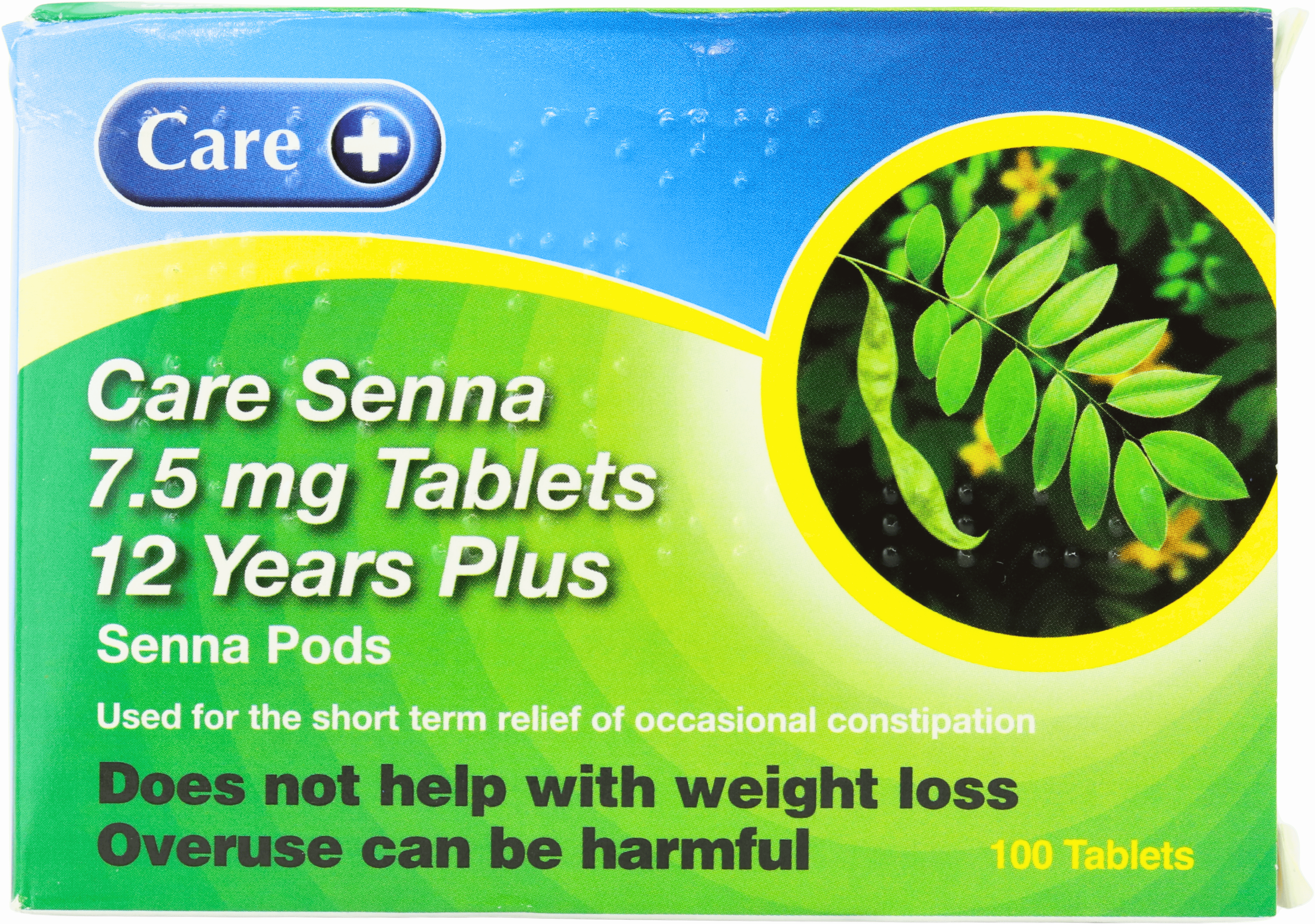 Care+ Senna 12 Years Plus 7.5mg 100 Tablets