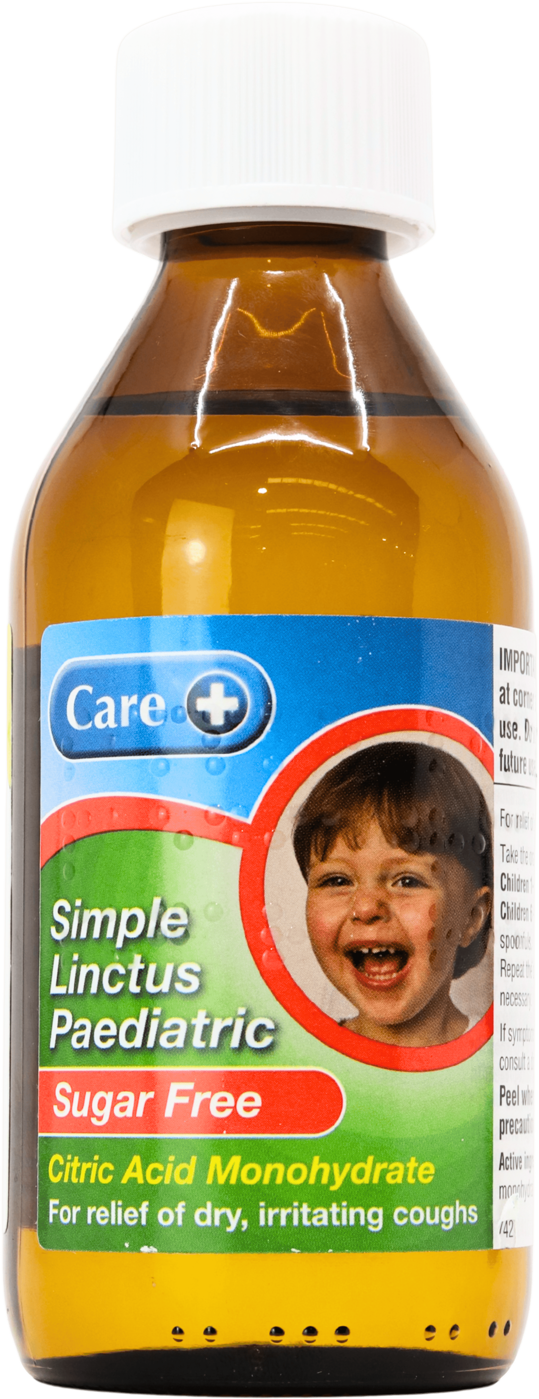 Care+ Simple Linctus Paediatric Sugar Free 200ml