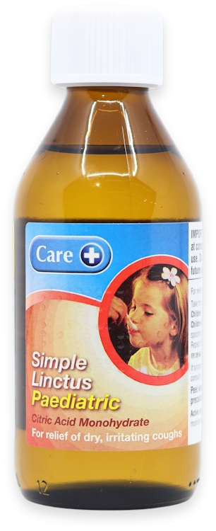 Care Simple Linctus Paediatric Citric Acid Monohydrate 200ml