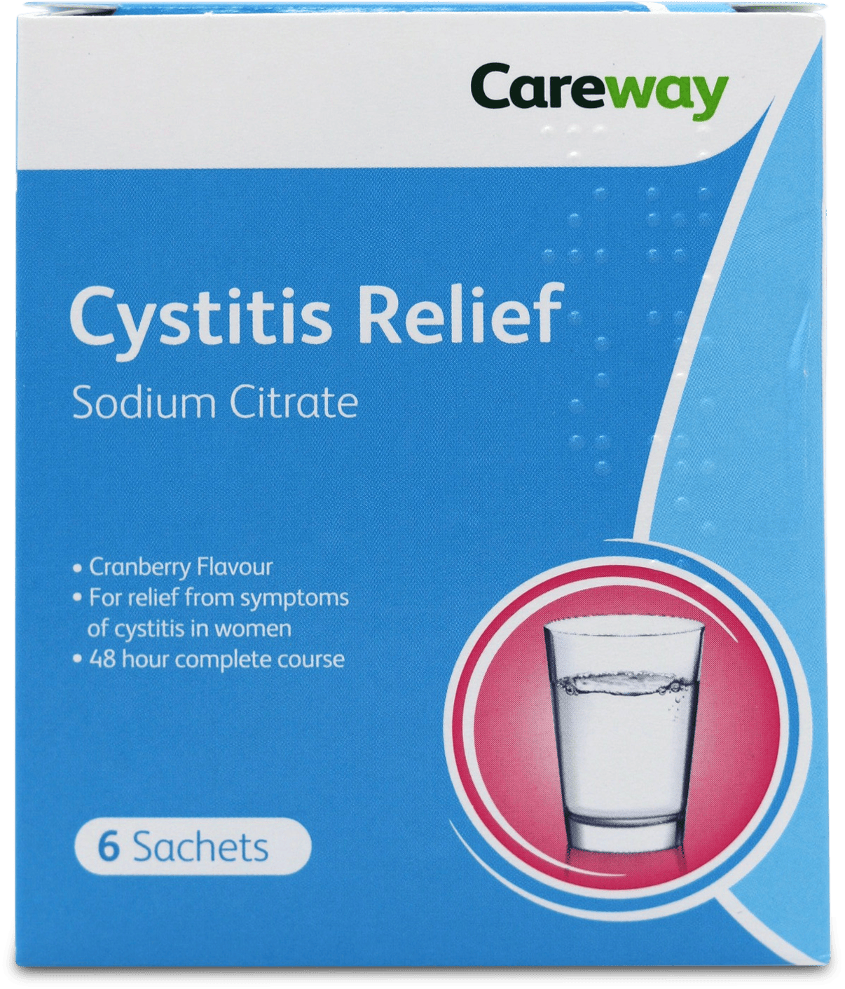 Careway Cystitis Relief Sodium Citrate 6 Sachets medino