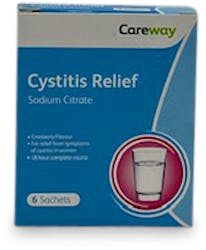Careway Cystitis Relief Sodium Citrate 6 Sachets