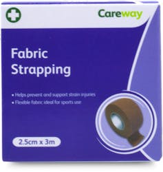 Careway Fabric Strapping 2.5cm X 3m