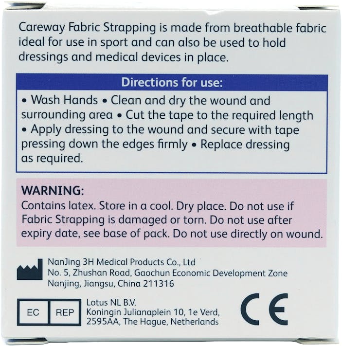 Careway Fabric Strapping 2.5cm X 3m - 2