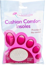 Carnation Cushion Comfort Insoles 1 Pair
