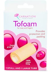 Carnation Tofoam 1 Small and 1 Large Tube