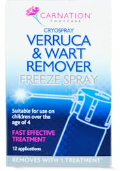Carnation Verruca and Wart Remover Freeze Spray 50ml