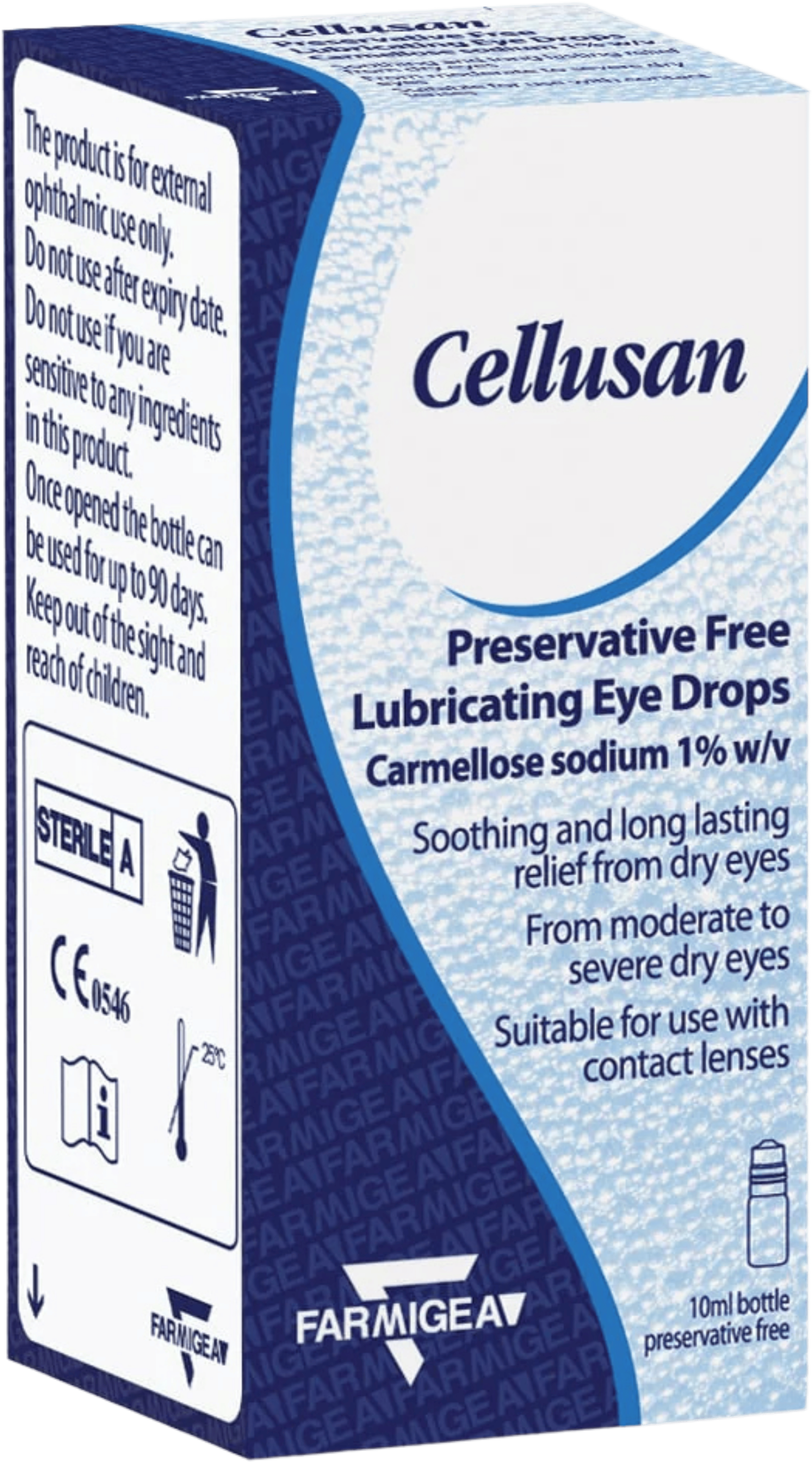 Cellusan Eye Drops 1% Preservative Free 10ml