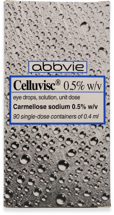 Celluvisc Pack of 90-Dry Eye Preparation 0.5% (0.4ml)