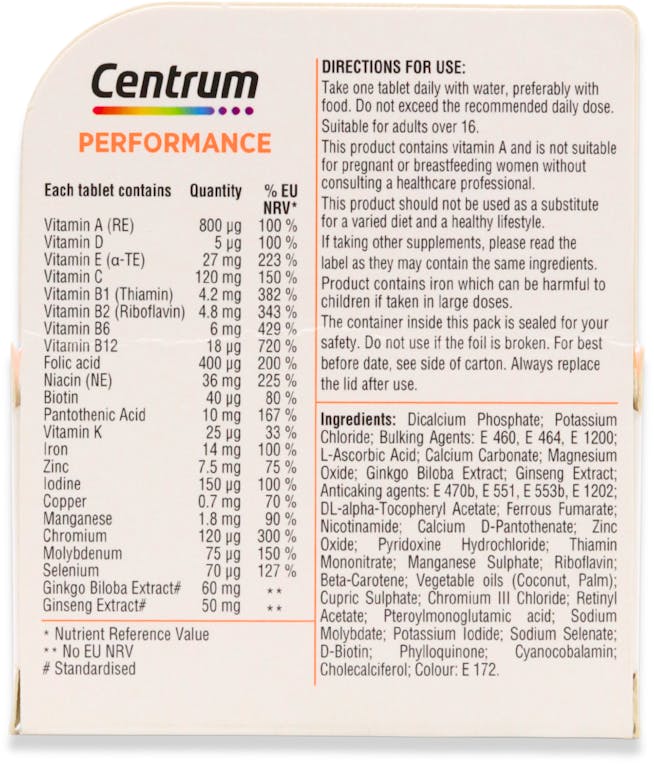 Centrum Performance Multivitamin 30 Pack - 2