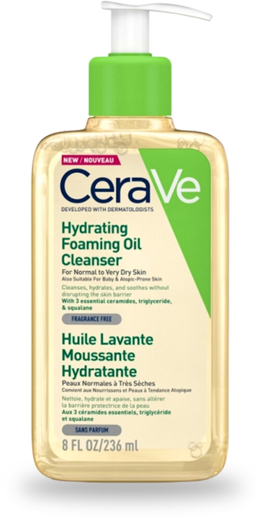 Photos - Facial / Body Cleansing Product CeraVe Hydrating Foaming Oil Cleanser 236ml 