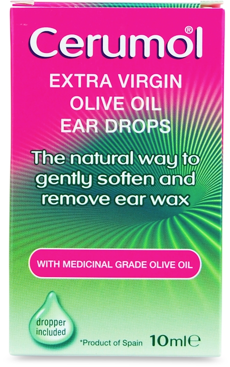 Cerumol Extra Virgin Olive Oil Ear Drops 10ml