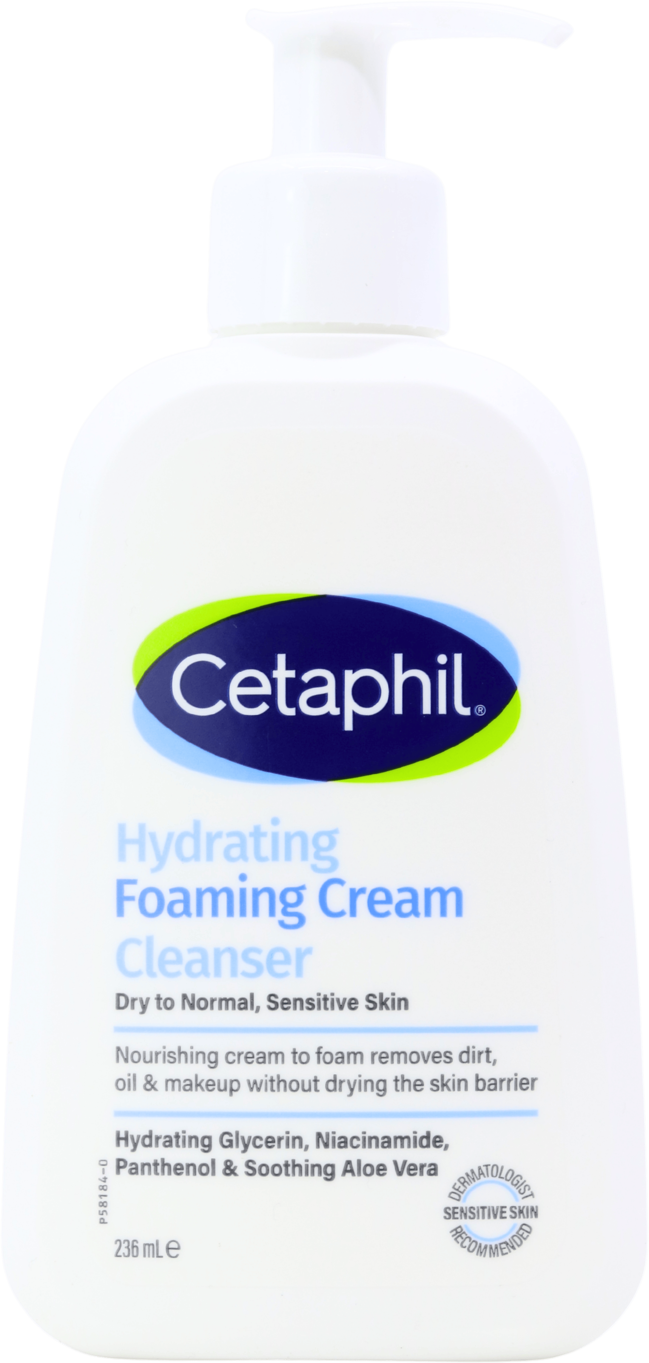 Cetaphil Hydrating Foaming Cream Cleanser 236ml