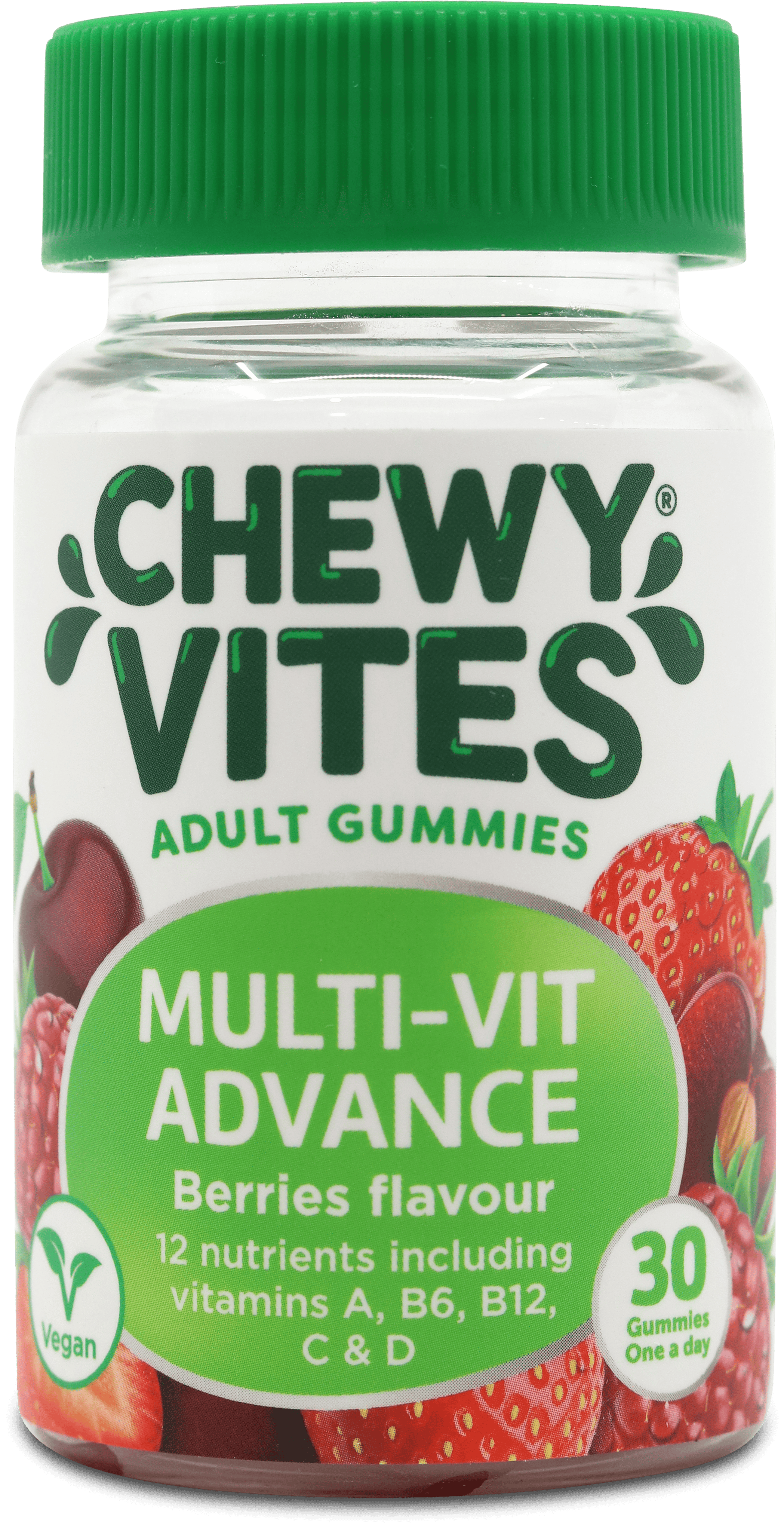 Chewy Vites Adults Multivitamin Berries 30 Gummies