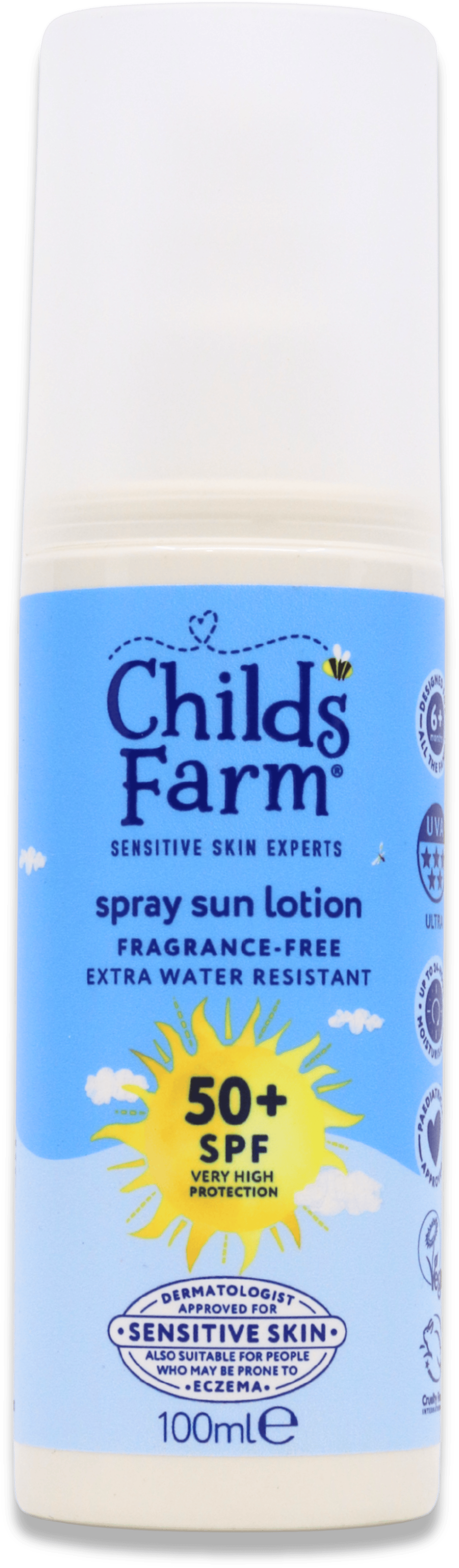 Childs Farm 50+ SPF Spray Sun Lotion 100ml