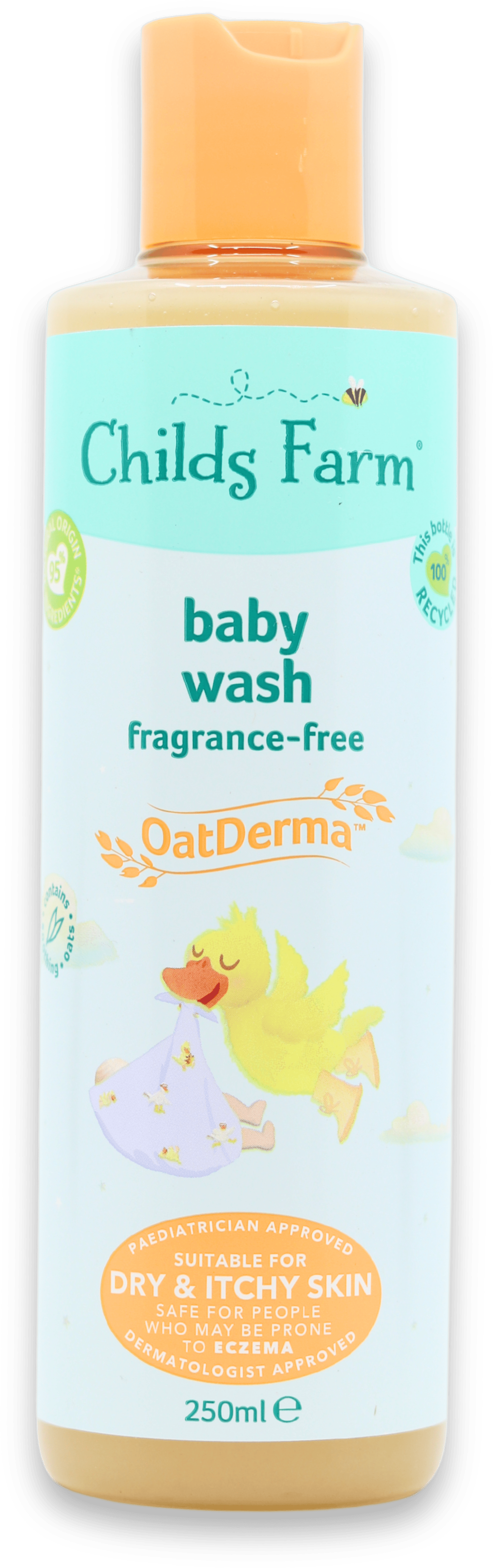 Childs Farm OatDerma Fragrance-Free Baby Wash 250ml