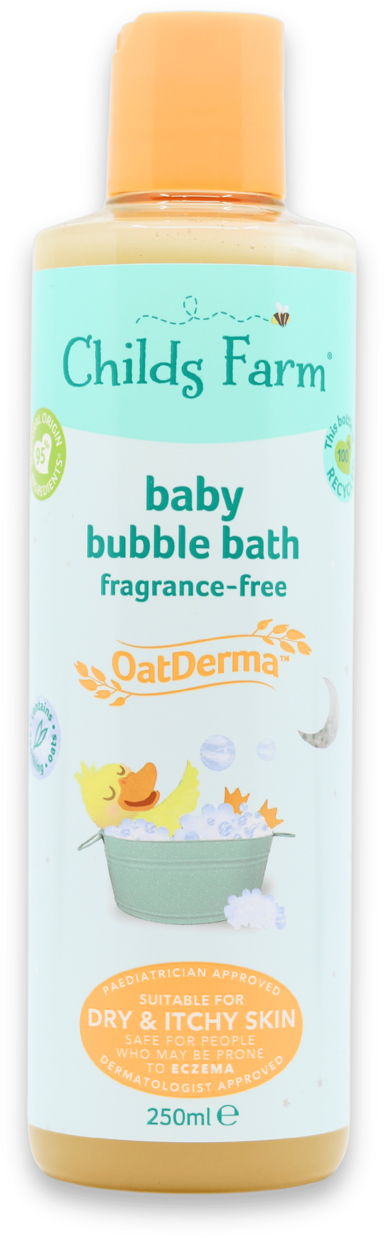 Childs Farm OatDerma Fragrance Free Baby Bubble Bath 250ml