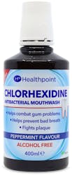 Chlorhexidine Antibacterial Mouthwash Peppermint Alcohol Free 400ml