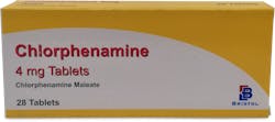 Chlorphenamine 4mg 28 Tablets