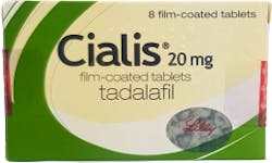 Cialis Tadalafil 20mg (PGD) 8 Tablets