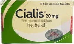 Cialis Tadalafil 20mg (PGD) 8 Tablets