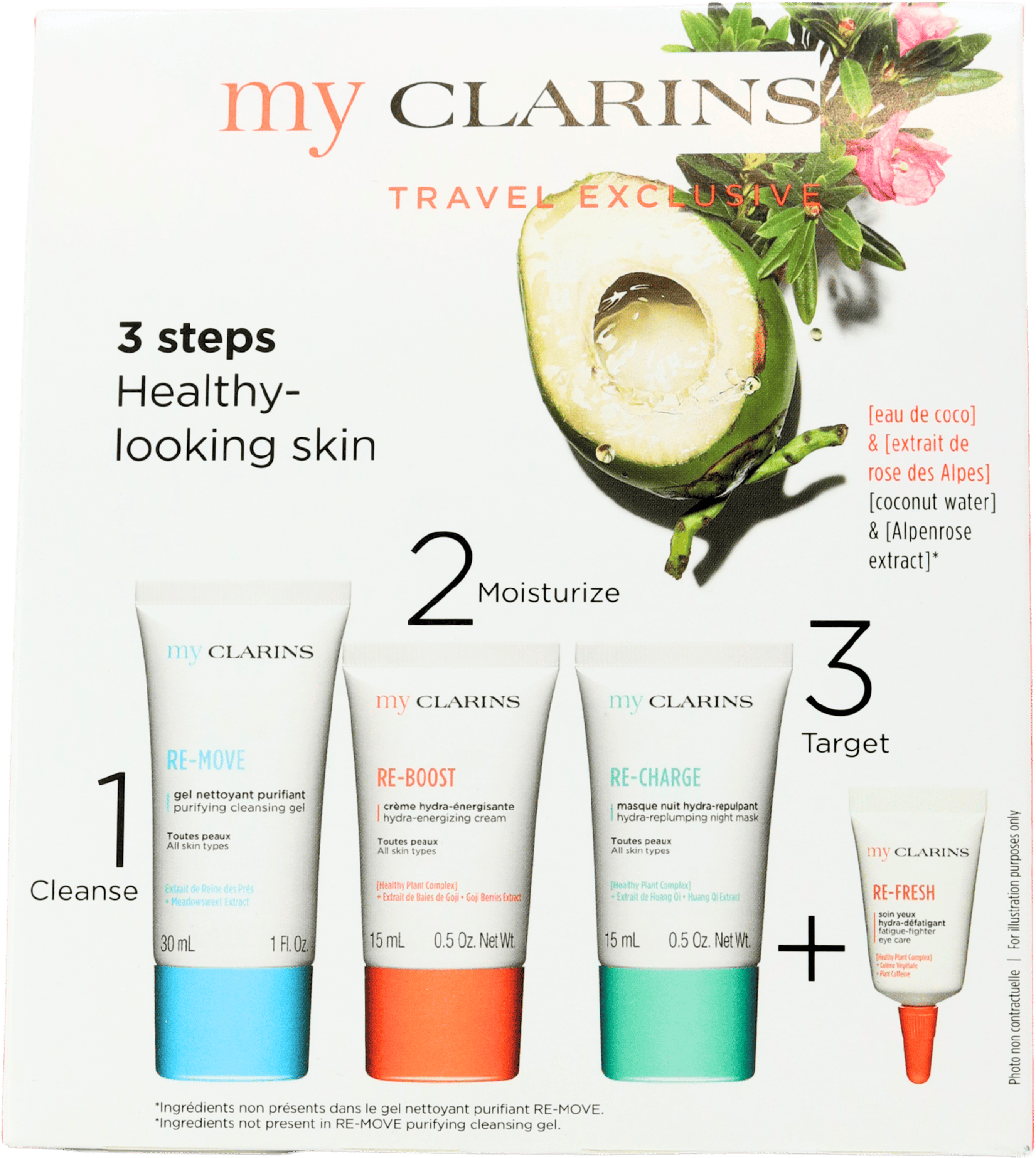 My Clarins Travel Exclusive Skincare Set